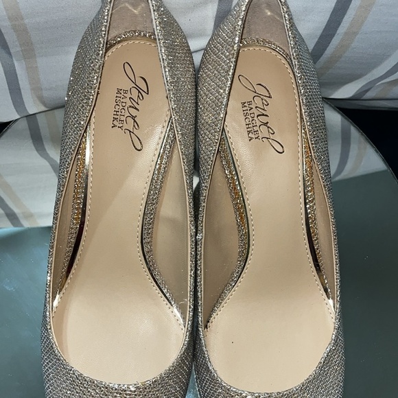 Badgley Mischka Jewel Sparkly Luxury Heels, Size 9.5 - Picture 6 of 10